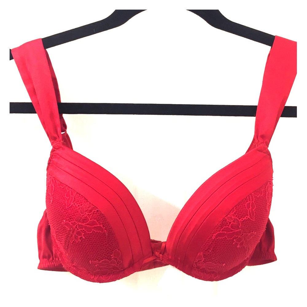 Red Lace Bra